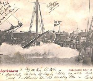 ac9615 - DENMARK - VINTAGE POSTCARD - Frederikshavn - 1904
