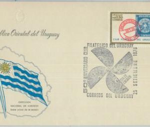 81722 - URUGUAY - POSTAL HISTORY -  FDC COVER 1976  - Stamp club