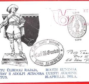 aa0666 - ESTONIA - Postal History - Provisional STATIONERY COVER - 1992