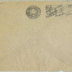 86700 - ITALY  - Postal History -  POSTMARK on cover 1928 - Medicine HEALTH SPA
