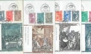 77787 - ITALY - Postal History - Set of 6 cover - COLOMBUS Football  MILAN 1992