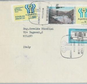 77788 - ARGENTINA - Postal History - special postmark FOOTBALL Hindú Club  RUGBY
