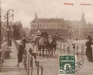 ac9551 - DENMARK - VINTAGE POSTCARD - Aalborg - 1919