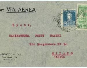 aa2987 - ARGENTINA - POSTAL HISTORY -  Airmail COVER  to  ITALY 1930