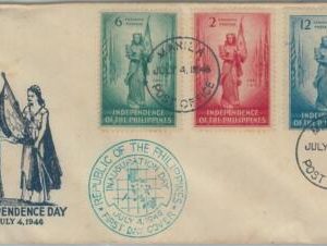 74519 - Philippines  - POSTAL HISTORY - FDC COVER  1946  INDIPENDENCE