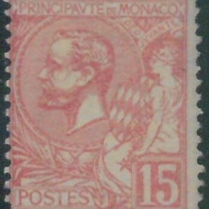 88241 - MONACO - STAMPS:  Yvert & Tellier  # 15 - MINT never Hinged  MNH