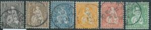 88323  - SWITZERLAND - STAMP - YVERT & TELLIER  #  20 - 28   -  FINE USED