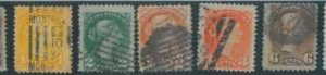 88362 - British CANADA -  Small lot of 10 USED STAMPS - NICE!  Queen Victoria