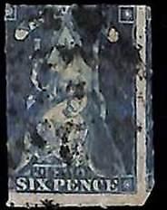 94749j - Australia  VICTORIA - STAMP - SG #  73  USED - corner fault