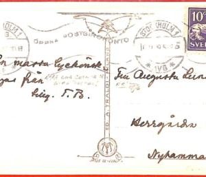 aa1811 - SWEDEN - Postal History - POSTCARD  1953 Postal Banking advert