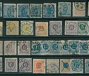 37038  - SWEDEN -  STAMPS  -  SMALL LOT OF CLASSIC STAMPS - NICE!