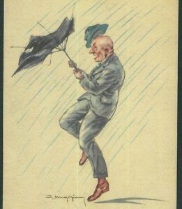 Lib1137  - CARTOLINA d'Epoca - PUBBLICITARIA Illustrata - MUGGIANI Pirelli