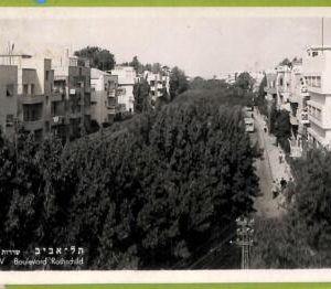 af3322 -  JUDAICA vintage postcard: ISRAEL - TEL-AVIV - 1952