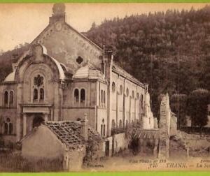 a0496 - JUDAICA vintage postcard: FRANCE - Thann - La Synagogue