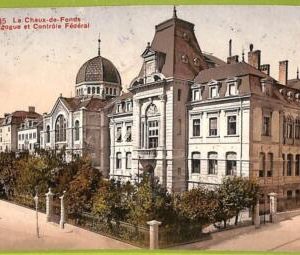 af3497 - JUDAICA vintage postcard: FRANCE - La Chaux-de-Fonds - 1911