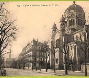 af3499 - JUDAICA vintage postcard: FRANCE - Dijon