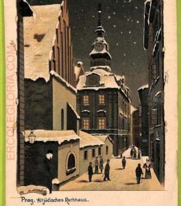 af3488 - JUDAICA vintage postcard: CZECHOSLOVAKIA - Praha - 1902