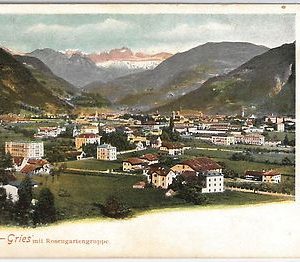 40489   CARTOLINA d'Epoca - BOLZANO Città : PANORAMA - Bozen / Gries
