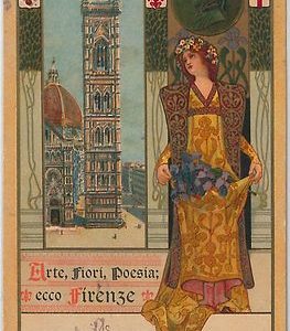CARTOLINA d'Epoca - PUBBLICITARIA : Firenze 1903