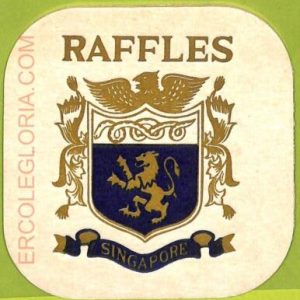 ae9336 - SINGAPORE -  VINTAGE BEER COSTER - Raffles