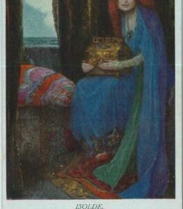 91648 - Vintage POSTCARD - MUSIC Opera THEATER - R WAGNER Isolde