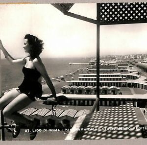 ab0616 - POSTAL VINTAGE - ROMA Ciudad: Lido di Roma