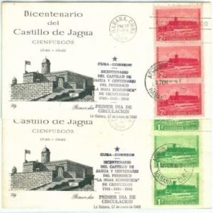 69246 - HAVANNA - POSTGESCHICHTE - 2er Set FDC UMSCHLAG 1948 - ARCHITEKTUR