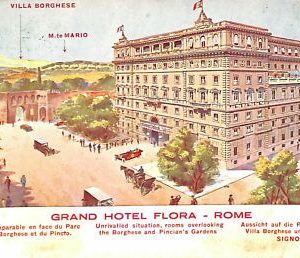 ab0603 - VINTAGE POSTCARD - ROME City: Grand Hotel Flora