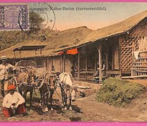 af8931 - INDONESIA - Vintage POSTCARD -  Kahar-Balon - 1914