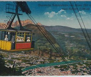 CARTOLINA d'Epoca - BOLZANO  : FUNICOLARE 1921