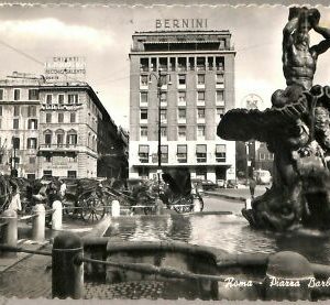 ab0581 - VINTAGE POSTKARTE - ROM Stadt: Piazza Bernini