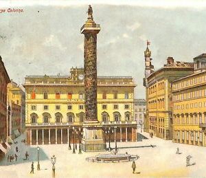 ab0573 - VINTAGE POSTKARTE - ROM Stadt: Piazza Colonna