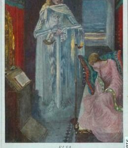 91650 - POSTAL Vintage - MUSICA Opera TEATRO - R WAGNER Lohengrin ELSA