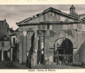 ab0619 - VINTAGE POSTCARD - ROME City: Portico of Octavia