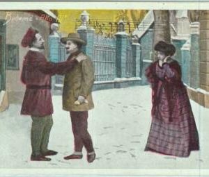 91916 - Vintage POSTCARD - MUSIC / THEATER / Opera : LA BOHEME # 22