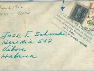 69226 - LA HABANA - HISTORIA POSTAL - Matasellos PROPAGANDA en SOBRE 1956