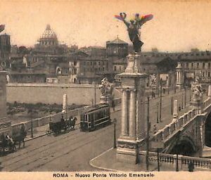 ab0601 - VINTAGE POSTCARD - ROME City: New Ponte Vittorio Emanuele