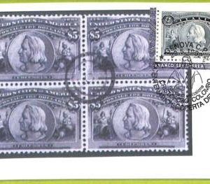 ad3380 - ITALY - Postal History - MAXIMUM CARD - FDC - 1992 Columbus AMERICA