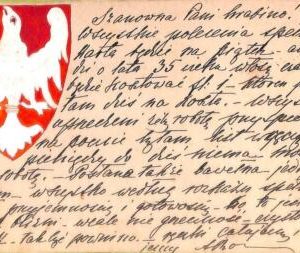 ac6266 - Ansichtskarten VINTAGE POSTCARD - POLAND - Hand Painted - UNIQUE! 1901