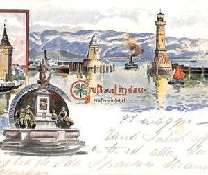 ab9437 - Ansichtskarten  POSTCARD - GERMANY Deutschland - Gruss aus Lindau