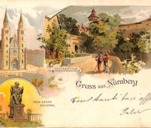 ab9448 - Ansichtskarten  POSTCARD - GERMANY Deutschland -Gruss aus Nürnberg 1900