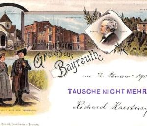ab9455 - Ansichtskarten  POSTCARD - GERMANY Deutschland-Gruss aus Bayreuth  1902