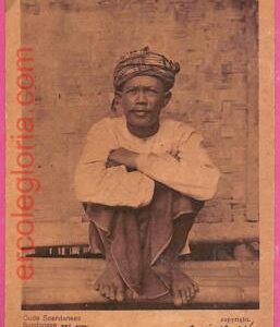 af8947 - INDONESIA - Vintage POSTCARD - Ethnic Costume