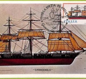 ad3366 - ITALY - Postal History - MAXIMUM CARD - 1977 - Ships "Caracciolo"