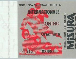 68407 - BIGLIETTO PARTITA CALCIO  Scudetto 1986-87 : INTER / Torino