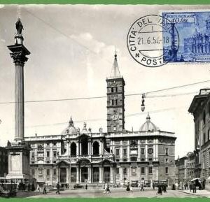 14749 - VATICAN - MAXIMUM CARD - 1956 -  Architecture