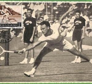 14910 - San Marino -  MAXIMUM CARD - SPORT TENNIS - 1953