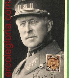 30228 - Belgium -   MAXIMUM CARD - 17.2.1934 - Politics