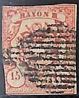 94990f - SWITZERLAND -  STAMP  - Zumstein # 19 -    USED