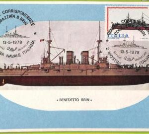 ad3369 - ITALY - Postal History - MAXIMUM CARD - 1978 - Ships "Benedetto Brin"